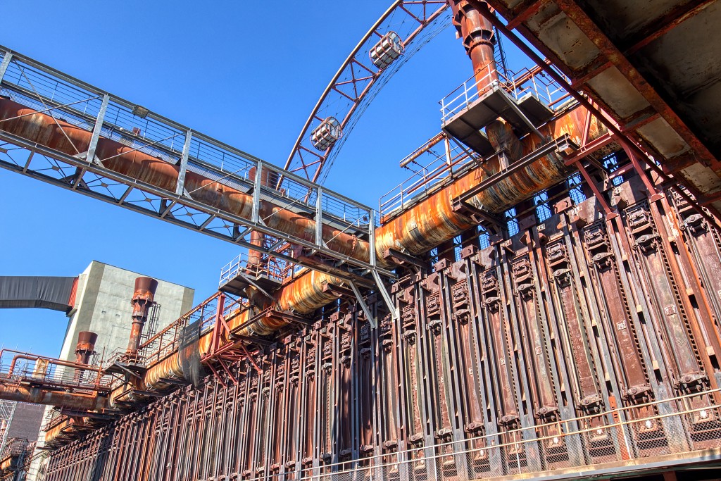 HDR zeche zollverein steenkolenmijn erfgoed ruhrgebied indutrie mijn steenkool fabriek hoogoven